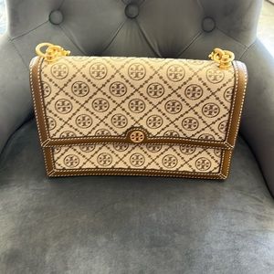 Tory Burch T MONOGRAM SHOULDER BAG